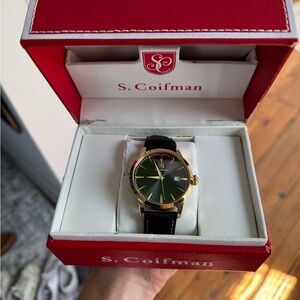 S. Coifman Gold and Black watch